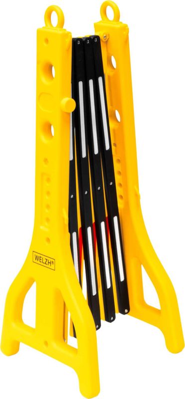 Sammenleggbar sikkerhetsbarriere i plast for hybrid / el biler og annen sperring, 2500 mm 6286-WW