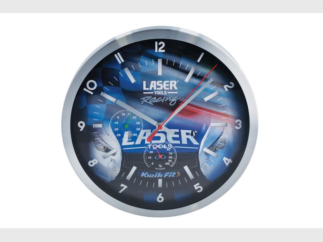 Hovedbilde Laser Tools racing vegg klokke 8346