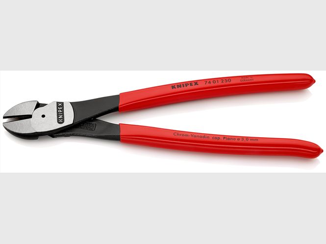 Hovedbilde Knipex Sideavbiter 250mm, Rødt håndtak
