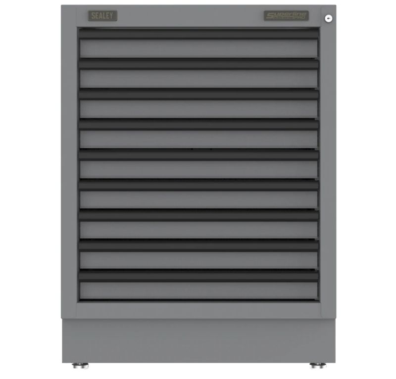 Superline PRO® Black Edition modulskap med 9 skuffer, 680 mm APMS40BE