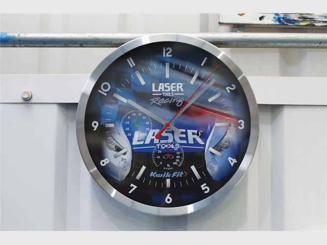 Hovedbilde Laser Tools racing vegg klokke 8346