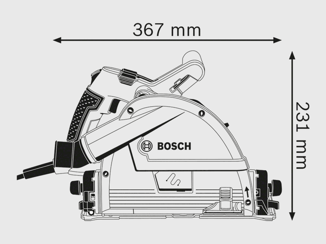Hovedbilde Bosch Dykksag GKT 55 GCE L-BOXX