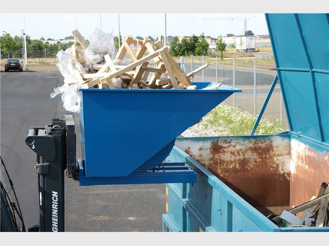 Hovedbilde Tippcontainer Standard 150L Blå