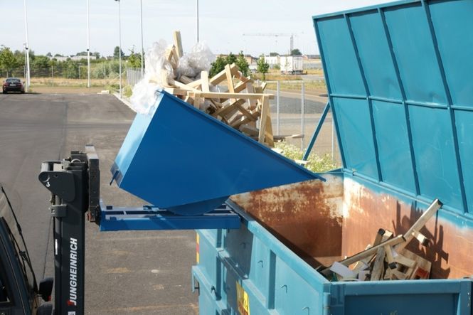 Hovedbilde Tippcontainer Standard 1600L Blå