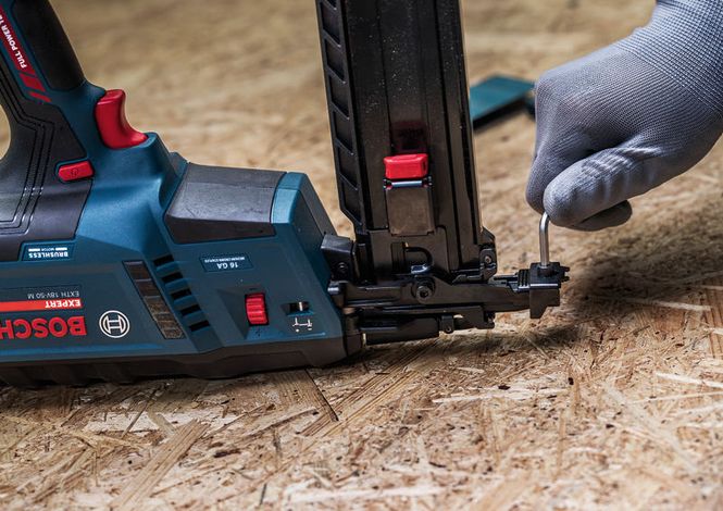 Hovedbilde Bosch Krampepistol Expert EXTH18V-50M Solo L-Boxx