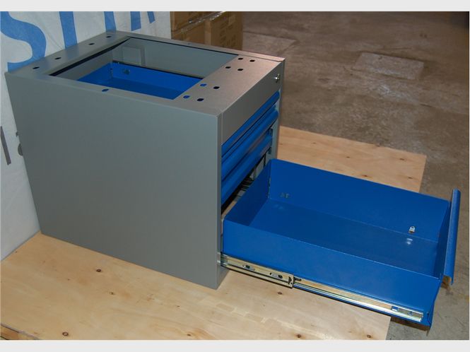 Hovedbilde Skuffeseksjon for bord/benk med 3 skuffer 435x500x385 4-584-3