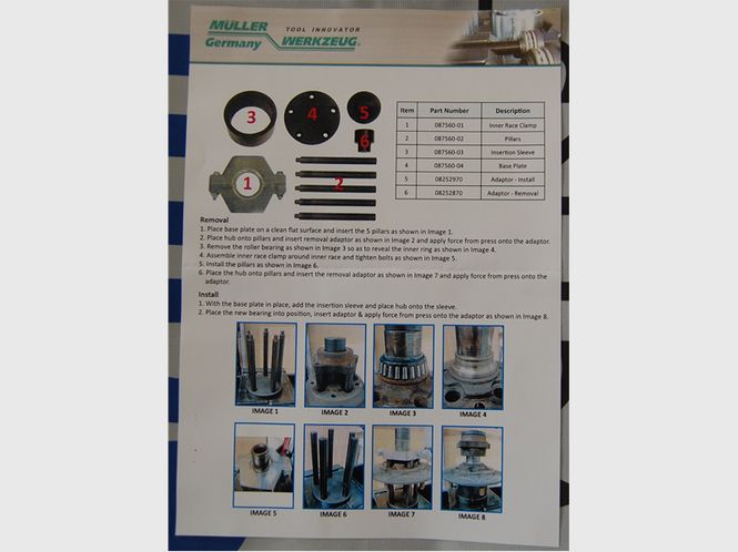 Hovedbilde 432 044 Ford Transit hjullager kit
