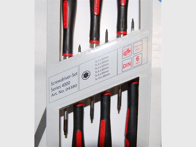 Hovedbilde Skruetrekkersett 6dl Torx TX3-4-5-6-8-10 PrecisionGrip