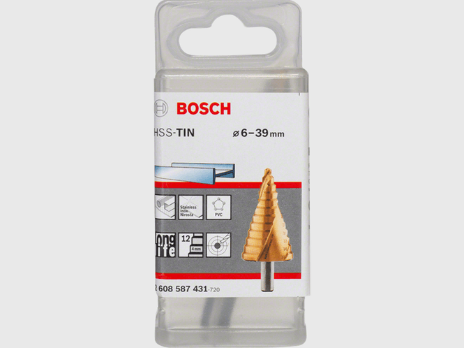 Hovedbilde Bosch Trinnbor 6-39 HSS-TIN