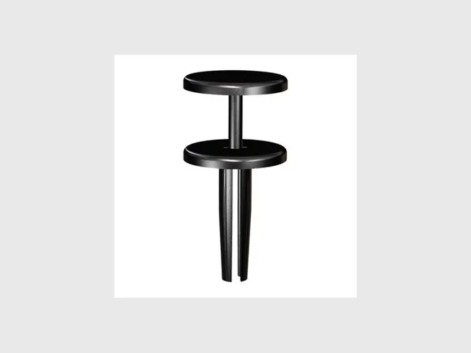 Hovedbilde 0015 Bekledningsklips med låsestift 10stk