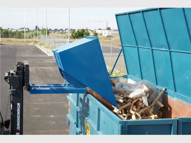 Hovedbilde Tippcontainer Standard 300L Blå