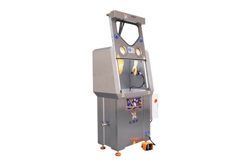 Manuell delevasker med høytrykk i lukket kabinett HPWM800