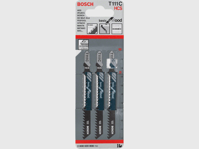 Hovedbilde Bosch Stikksagblad T111C 74mm A3 Tre/grov 3 stk