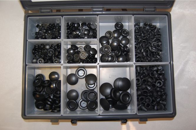 Hovedbilde SORTIMENT MED KAROSSERIPROPPER 470stk P4200