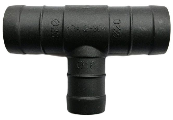 Hovedbilde 726 Slangeskjøt T Skjøt 20x16x20mm 10stk