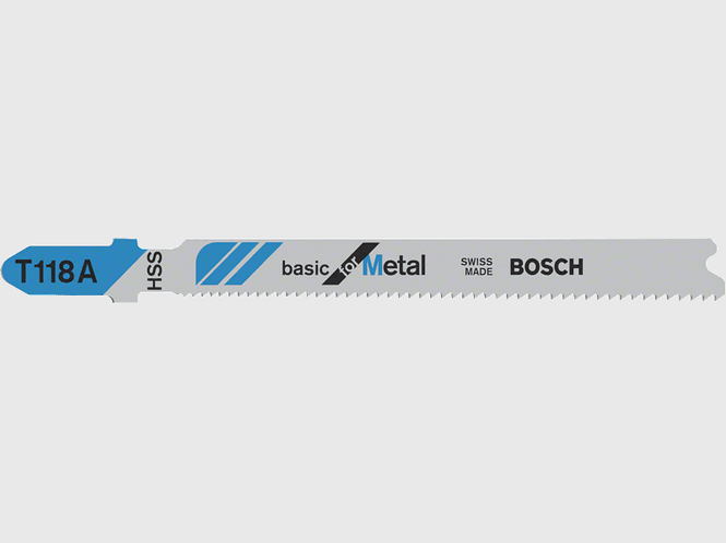 Hovedbilde Bosch Stikksagblad T118A 50mm A3 Met/Fint 3 stk