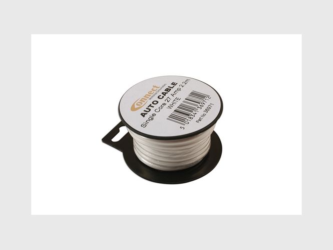 Hovedbilde Strømkabel for 12 og 24V 3mm2 2,2m flere farger.