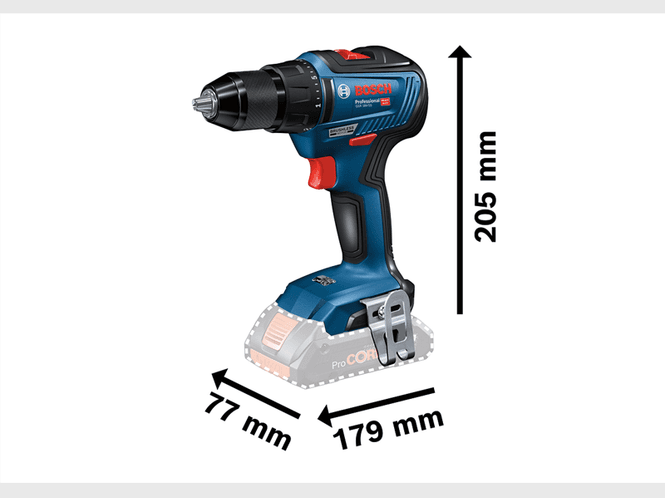 Hovedbilde Bosch Drill GSR 18V-55 Solo